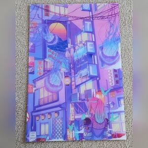 🎨 Medusa City Acrylic Wall Art | 16x24 | LoFi x Cyberpunk